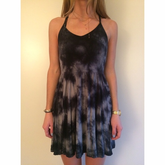American Eagle tie dye soft and sexy dress - Picture 2 of 6